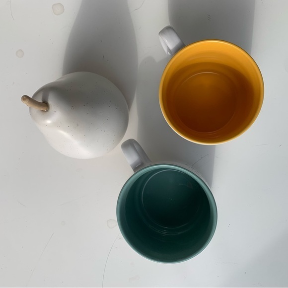 Stoneware Mugs, a set of two HARDLY WORKING and WORKING hard mugs. - Picture 6 of 10